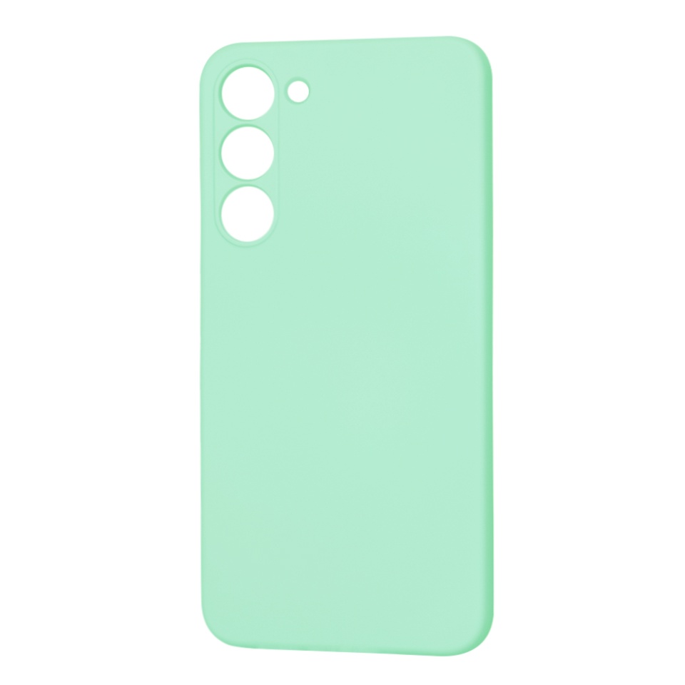 Husa pentru Samsung Galaxy S23 Plus din Silicon Catifelat, Protectie Premium, Skyddar SoftElegance MagSafe - Verde deschis - 3 | YEO