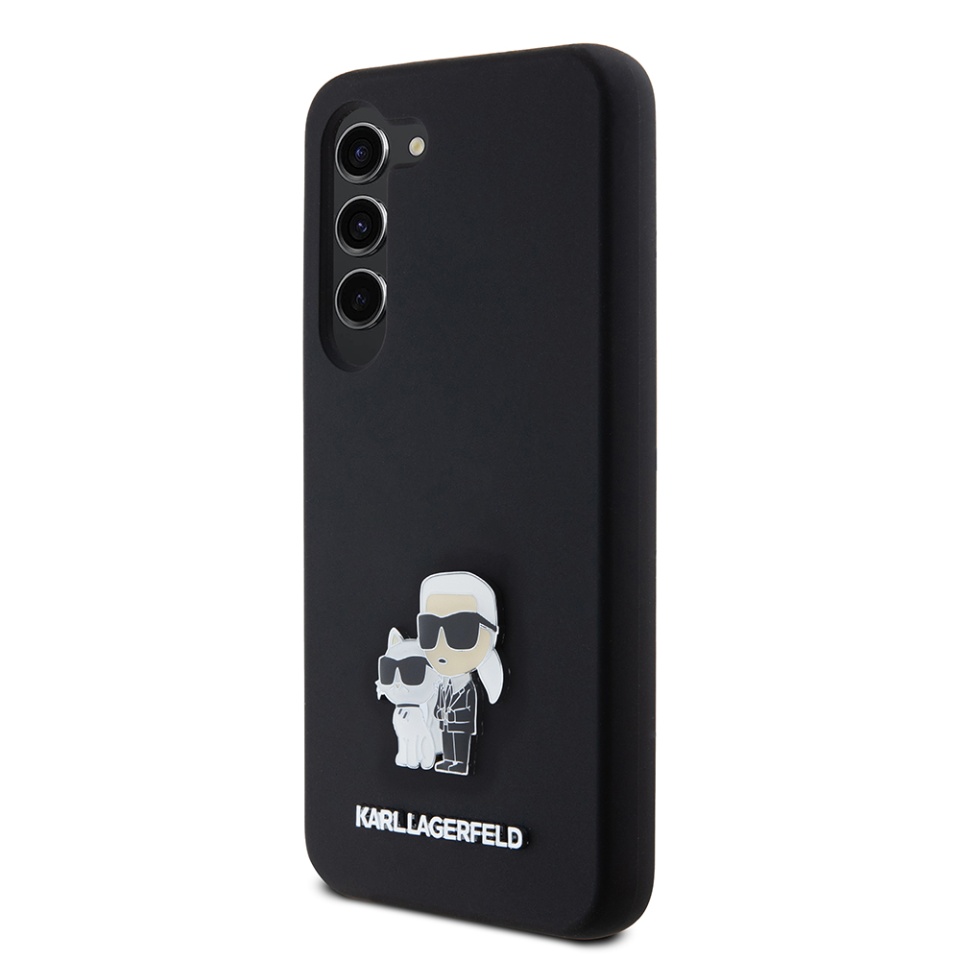 Husa pentru Samsung Galaxy S23, Silicone, Karl Lagerfeld, Negru - 2 | YEO