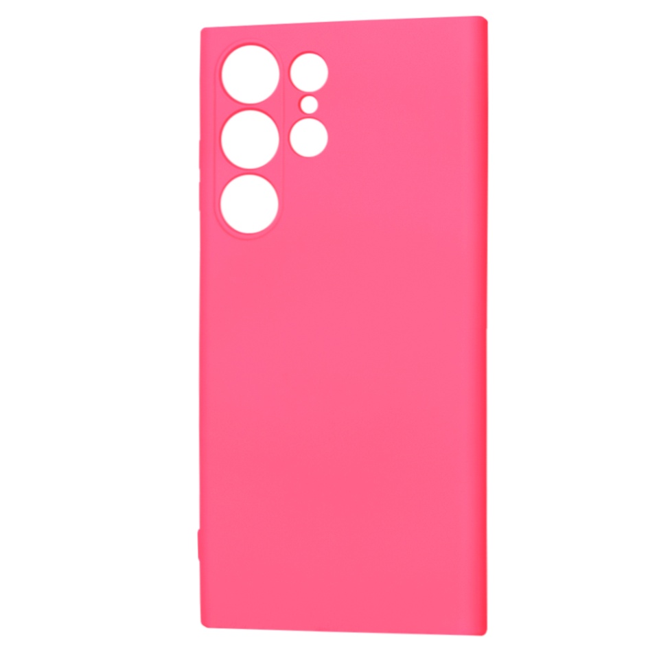 Husa pentru Samsung Galaxy S23 Ultra din Silicon Catifelat, Protectie Premium, Skyddar SoftElegance MagSafe - Fucsia - 3 | YEO