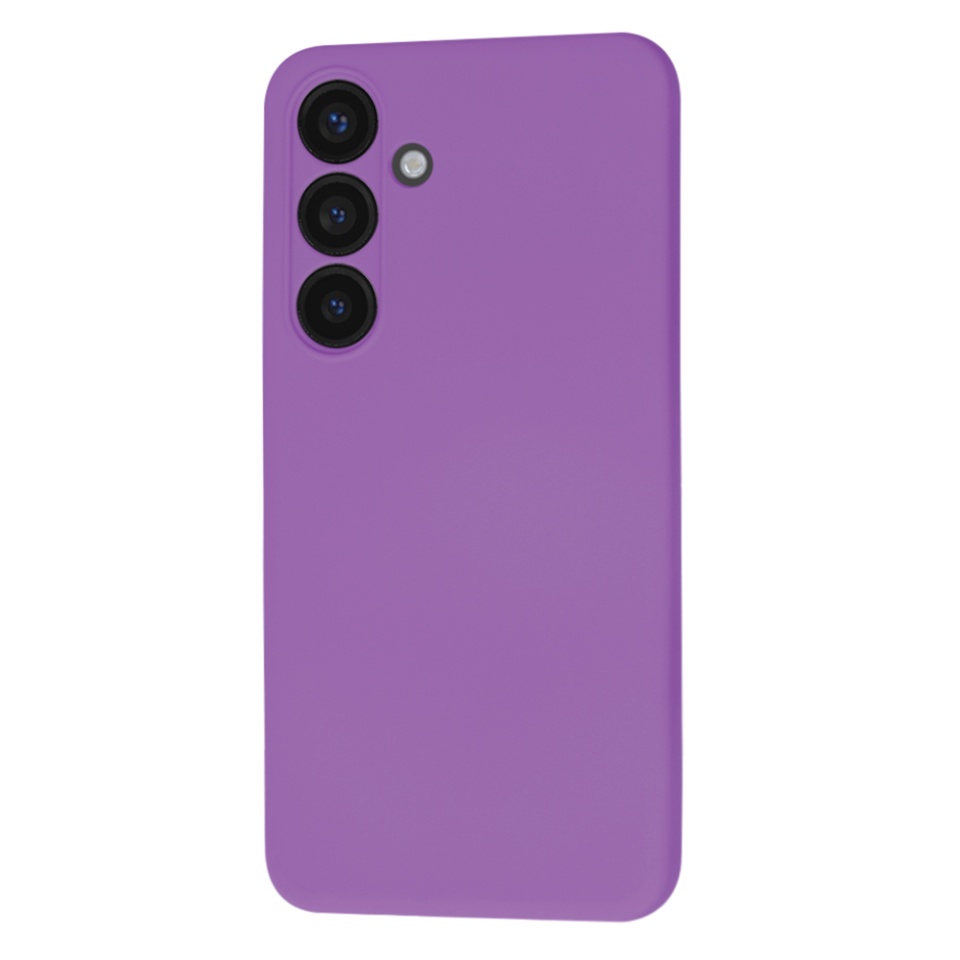 Husa pentru Samsung Galaxy S24 din Silicon Catifelat, Protectie Premium, Skyddar SoftElegance MagSafe - Mov - 2 | YEO