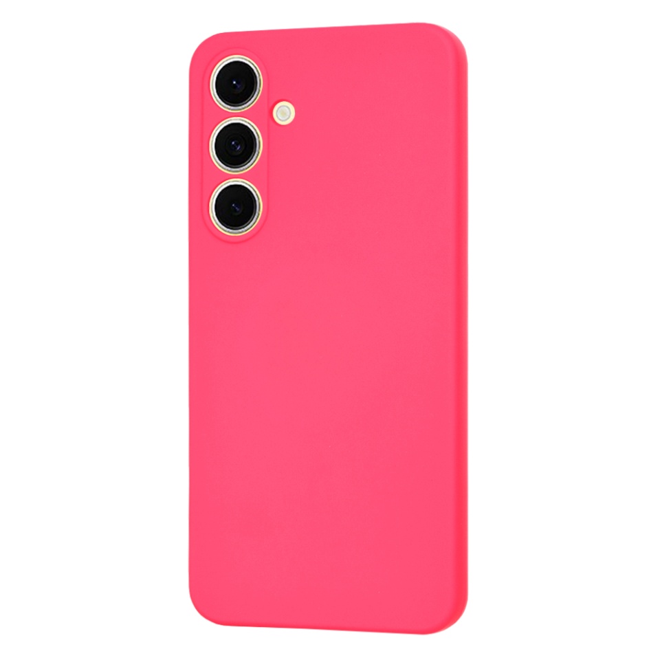 Husa pentru Samsung Galaxy S24 FE din Silicon Catifelat, Protectie Premium, Skyddar SoftElegance Magsafe - Fucsia - 1 | YEO