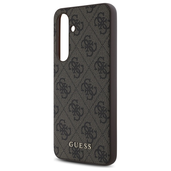 Husa pentru Samsung Galaxy S24 FE, Hardcase 4G Classic, Guess, Maro - 1 | YEO