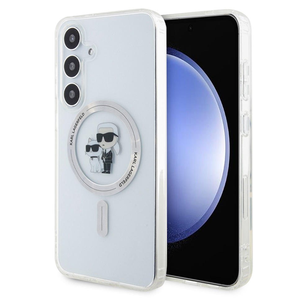 Husa pentru Samsung Galaxy S24, Karl Lagerfeld, IML MagSafe, Transparenta
