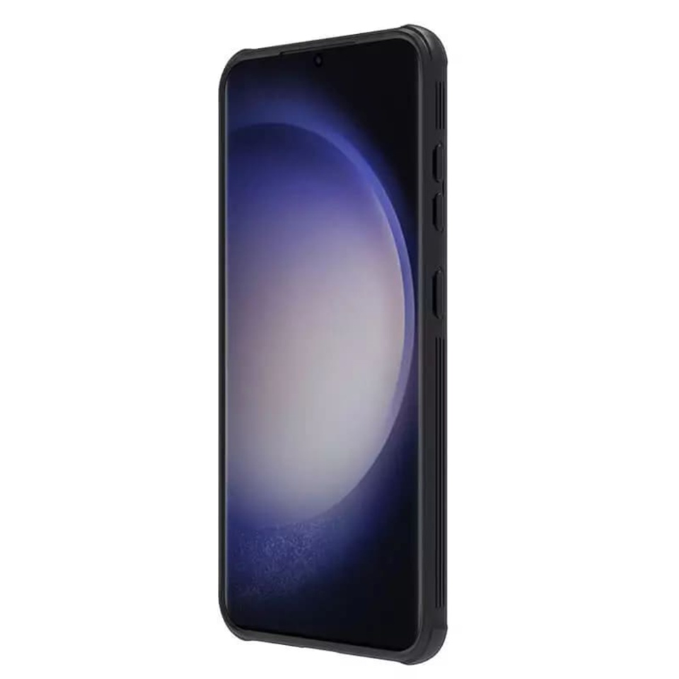 Husa pentru Samsung Galaxy S24 Plus cu inel magnetic si protectie camera Nillkin CamShield - Negru - 3 | YEO