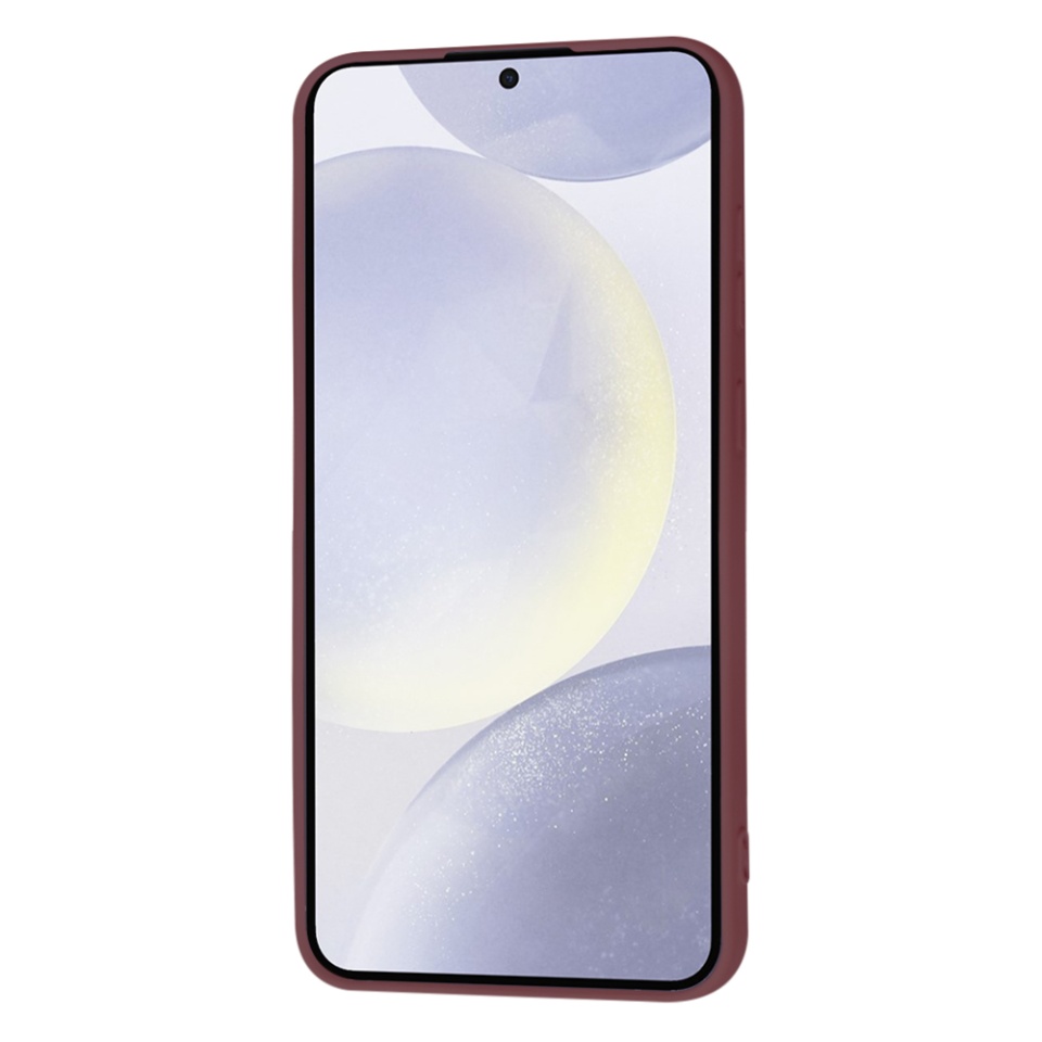 Husa pentru Samsung Galaxy S24 Plus din Silicon Catifelat, Protectie Premium, Skyddar SoftElegance MagSafe - Bordo - 1 | YEO