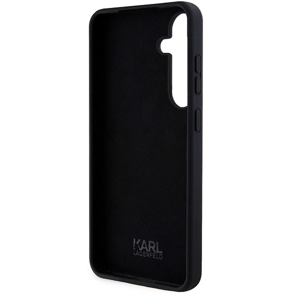 Husa pentru Samsung Galaxy S24, Silicone, Karl Lagerfeld, Negru - 3 | YEO