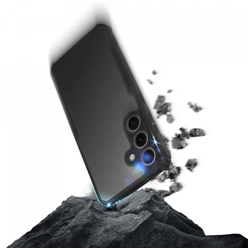 Husa pentru Samsung Galaxy S25, anti soc, StealthArmor - Negru - 1 | YEO