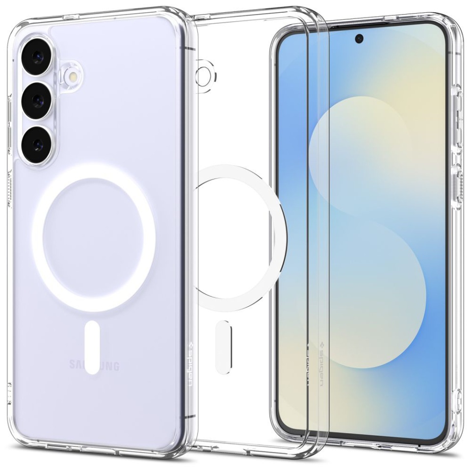 Husa pentru Samsung Galaxy S25 FE, Ultra Hybrid T MagSafe, Spigen, Transparenta
