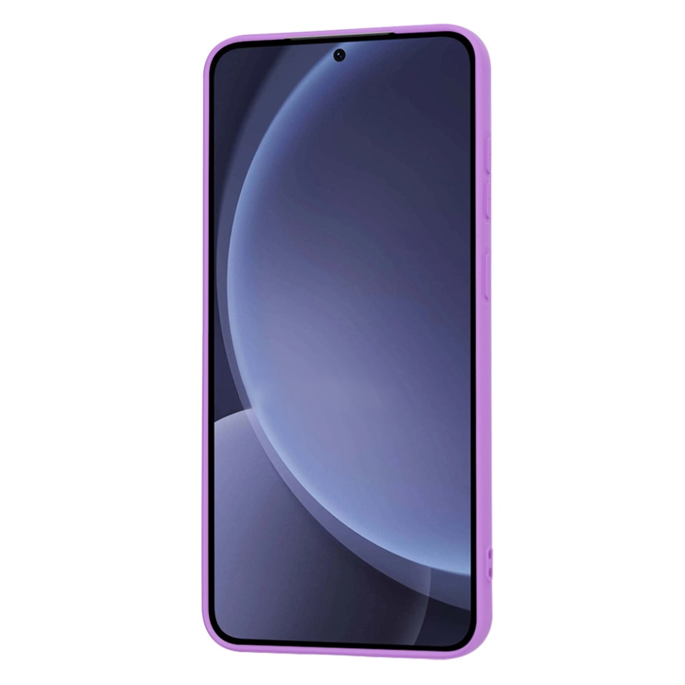 Husa pentru Samsung Galaxy S25 Plus din Silicon Catifelat, Protectie Premium, Skyddar SoftElegance - Mov - 1 | YEO