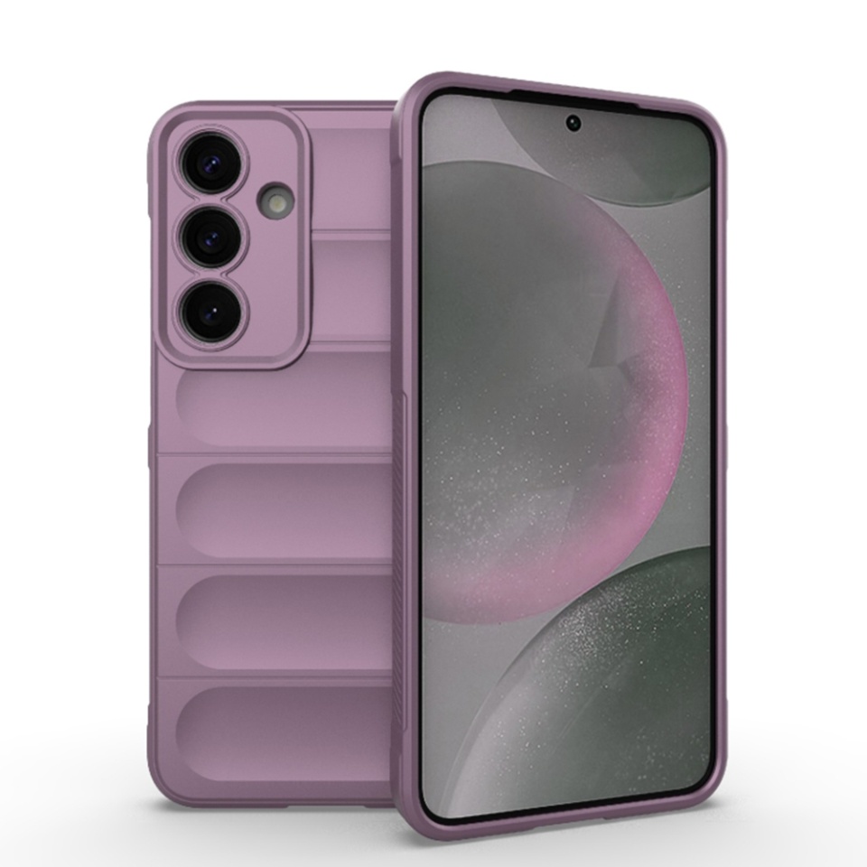 Husa pentru Samsung Galaxy S25 Plus eleganta, din silicon mat, SKDR Vogue - Mov