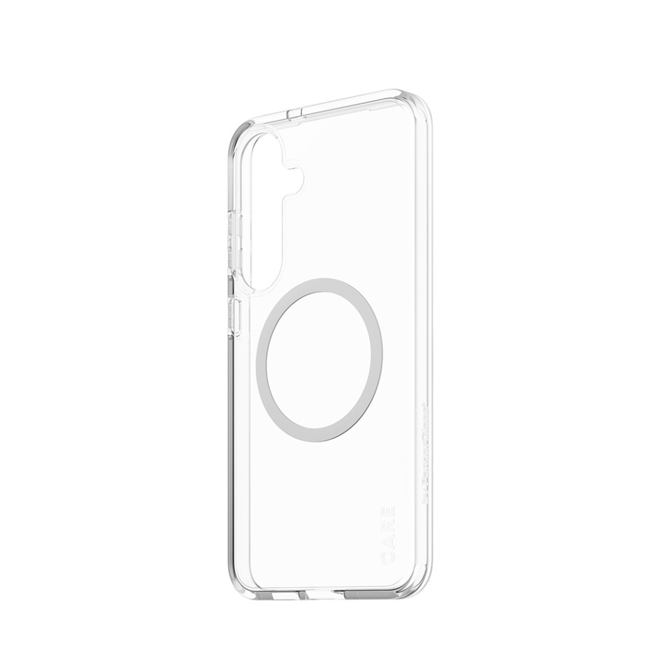 Husa pentru Samsung Galaxy S25 Plus, PanzerGlass, CARE Flagship Urban Combat White Qi Compatible, Anti-Soc 4.8m, Anti-Ingalbenire, Design Slim, Compatibila MagSafe, Transparenta - 2 | YEO