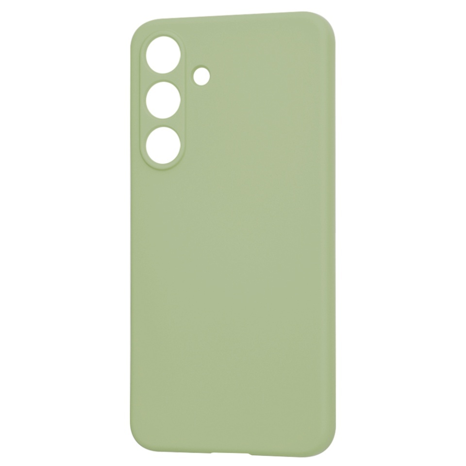 Husa pentru Samsung Galaxy S25 Plus, SKYDDAR INNOVATION, din Silicon Catifelat, SoftElegance, set cu sticker, Verde - 3 | YEO
