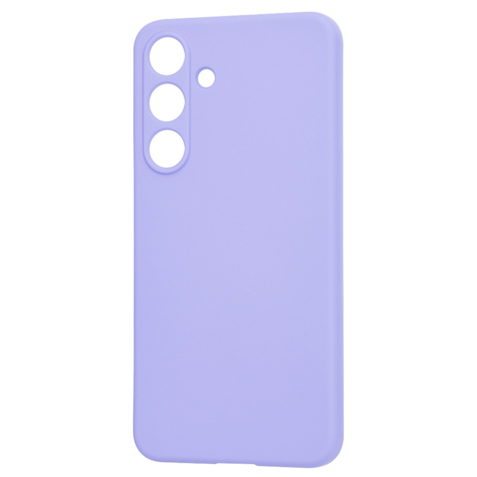 Husa pentru Samsung Galaxy S25 Plus, SKYDDAR INNOVATION, din Silicon Catifelat, SoftElegance, set cu sticker, Violet - 3 | YEO
