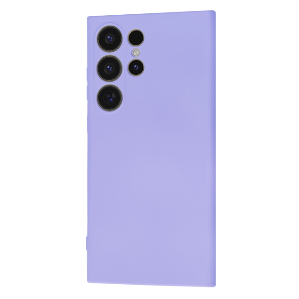 Husa pentru Samsung Galaxy S25 Ultra din Silicon Catifelat, Protectie Premium, Skyddar SoftElegance - Violet - 1 | YEO