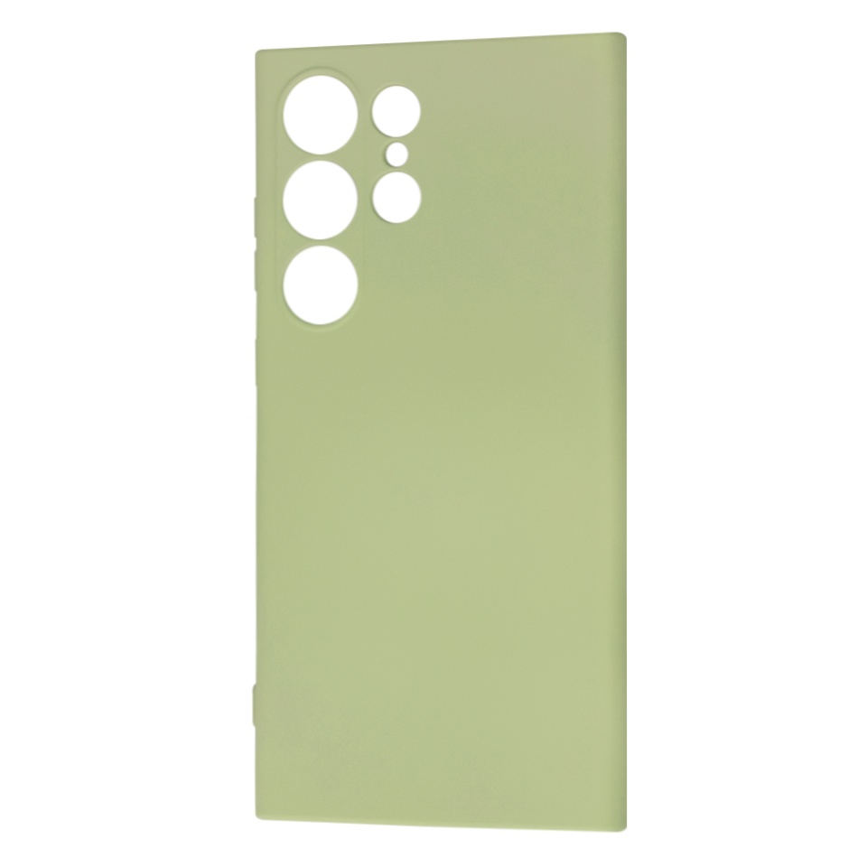 Husa pentru Samsung Galaxy S25 Ultra din Silicon Catifelat, Protectie Premium, Skyddar SoftElegance - Verde - 1 | YEO