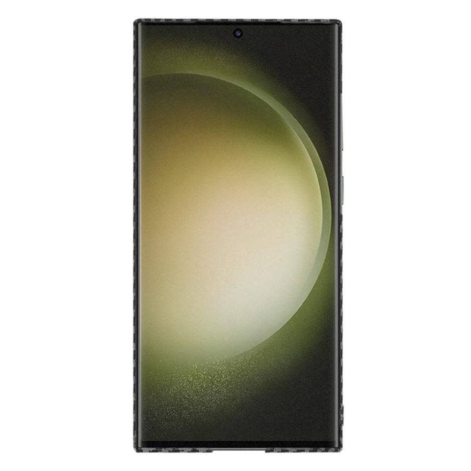 Husa pentru Samsung Galaxy S25 Ultra, Finisaj Premium cu Textura de Carbon, Design Elegant, SKDR CarbonFlex - Negru - 3 | YEO