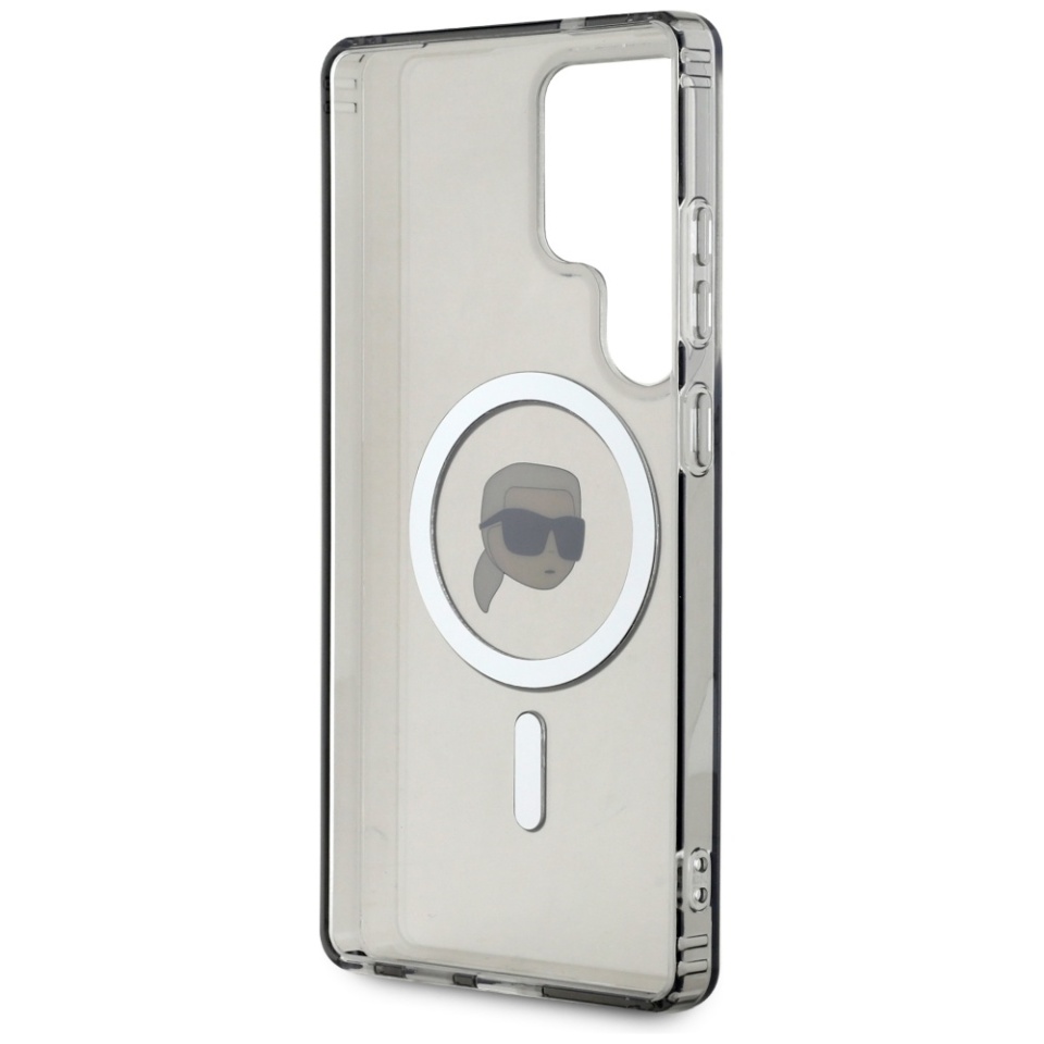 Husa pentru Samsung Galaxy S25 Ultra, Karl Lagerfeld, IML MagSafe, Negru - 3 | YEO