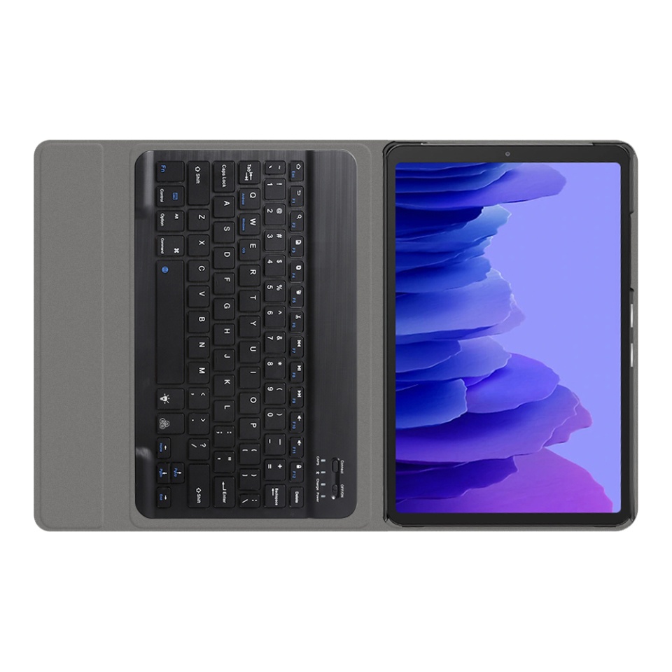 Husa pentru Samsung Galaxy Tab A7 10.4 2020 T500/T505 cu Tastatura Bluetooth si Protectie 360°, SKDR DuoSmart Cover - Negru - 1 | YEO