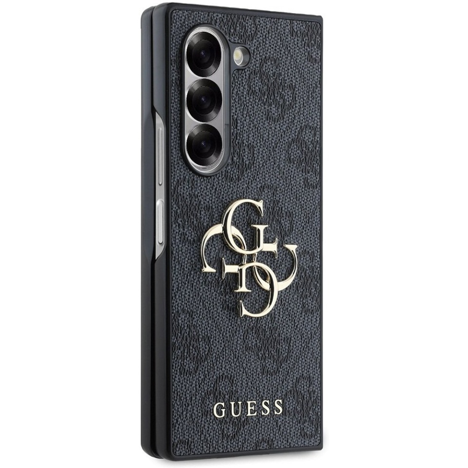 Husa pentru Samsung Galaxy Z Fold6, Guess 4G Metal Logo, Protectie Slim, Compatibila, Negru - 3 | YEO