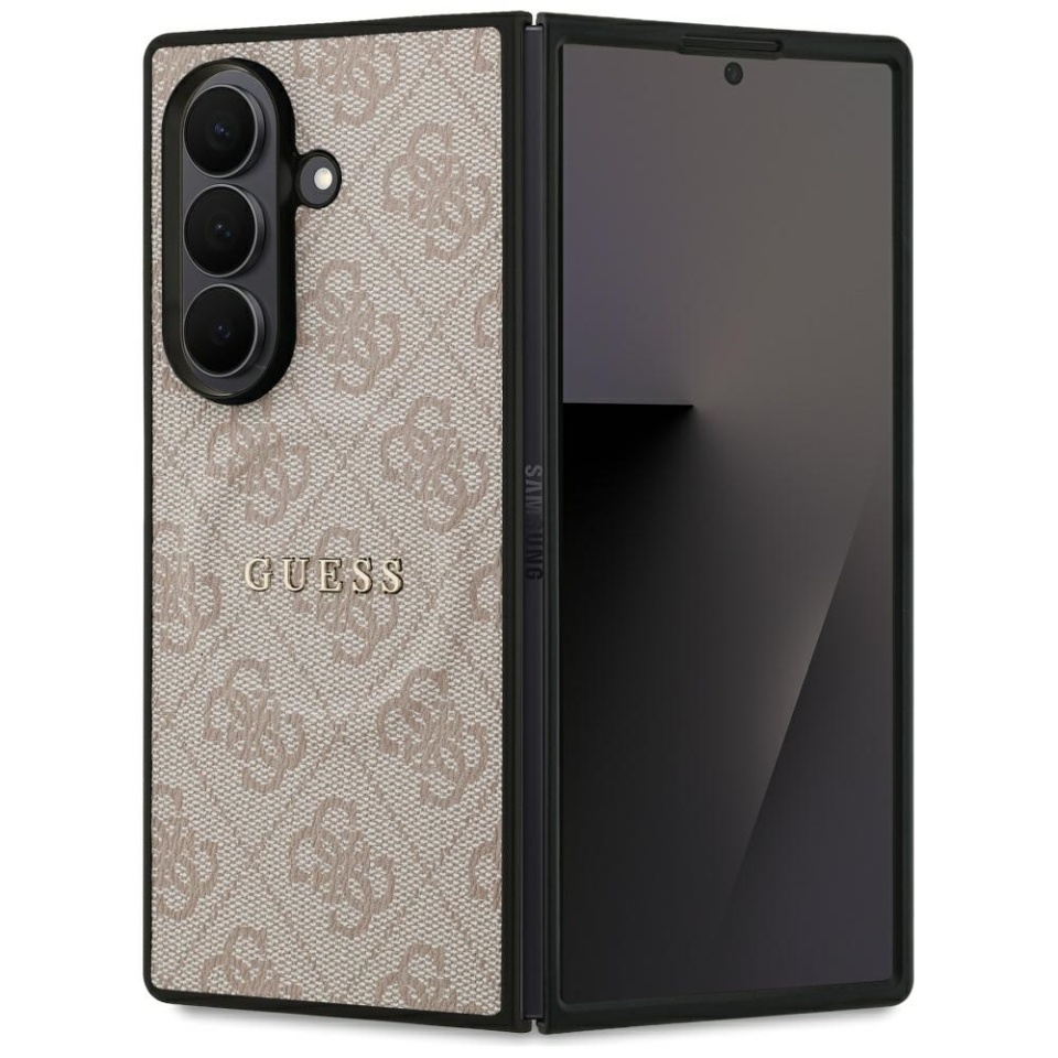 Husa pentru Samsung Galaxy Z Fold7, Guess, Hardcase 4G Classic MagSafe, Roz