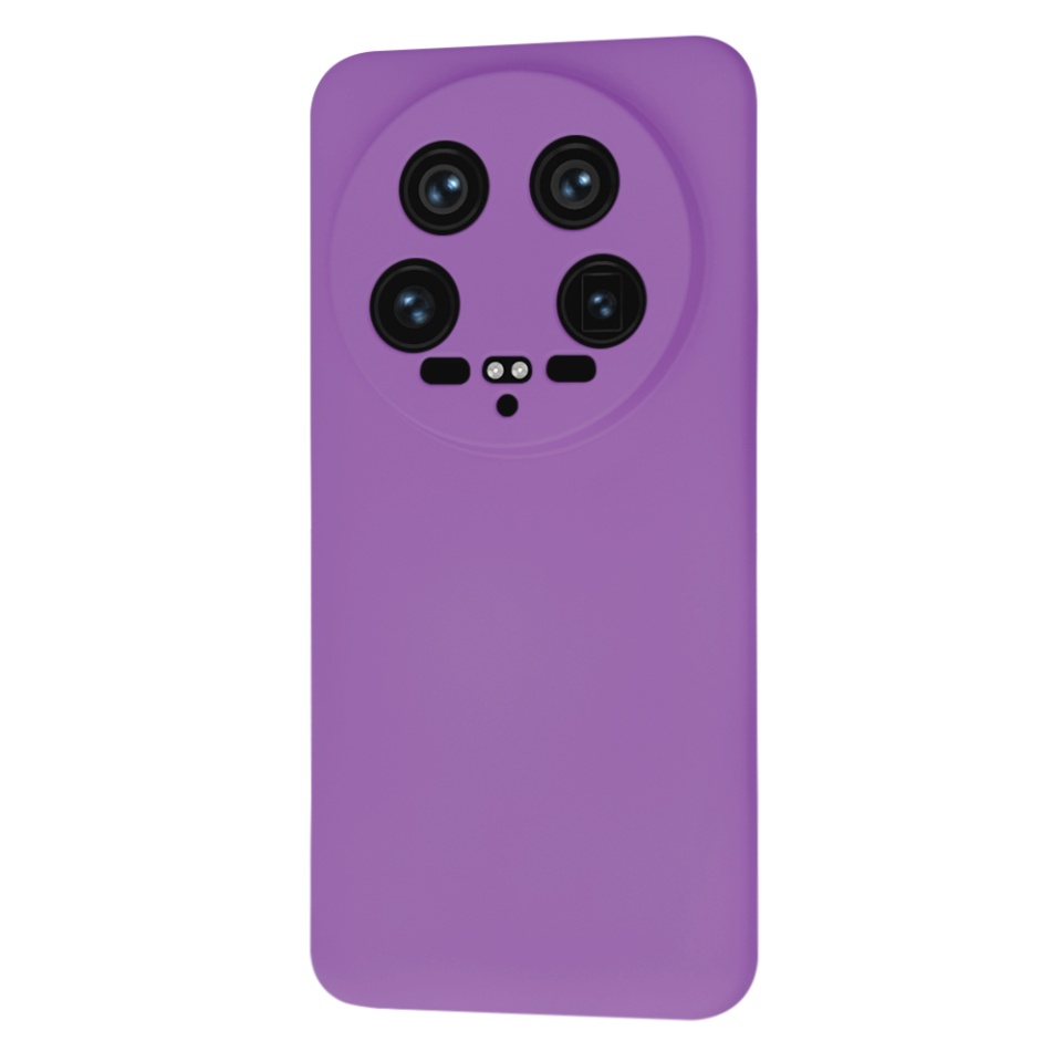Husa pentru Xiaomi 14 Ultra din Silicon Catifelat, Protectie Premium, Skyddar SoftElegance - Mov - 3 | YEO