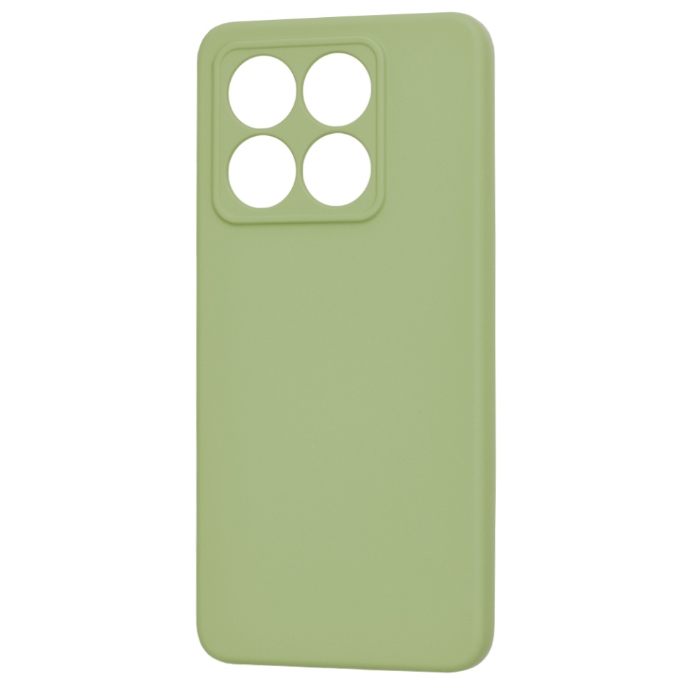 Husa pentru Xiaomi 14T din Silicon Catifelat, Protectie Premium, Skyddar SoftElegance - Verde - 3 | YEO