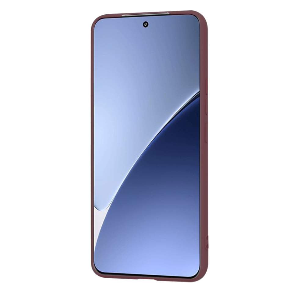 Husa pentru Xiaomi 15 Pro din Silicon Catifelat, Protectie Premium, Skyddar SoftElegance - Bordo - 5