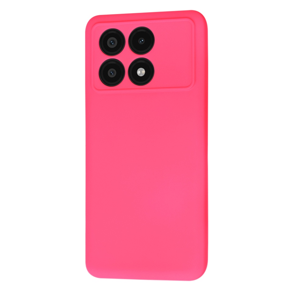 Husa pentru Xiaomi Poco X6 Pro din Silicon Catifelat, Protectie Premium, Skyddar SoftElegance - Fucsia - 3 | YEO