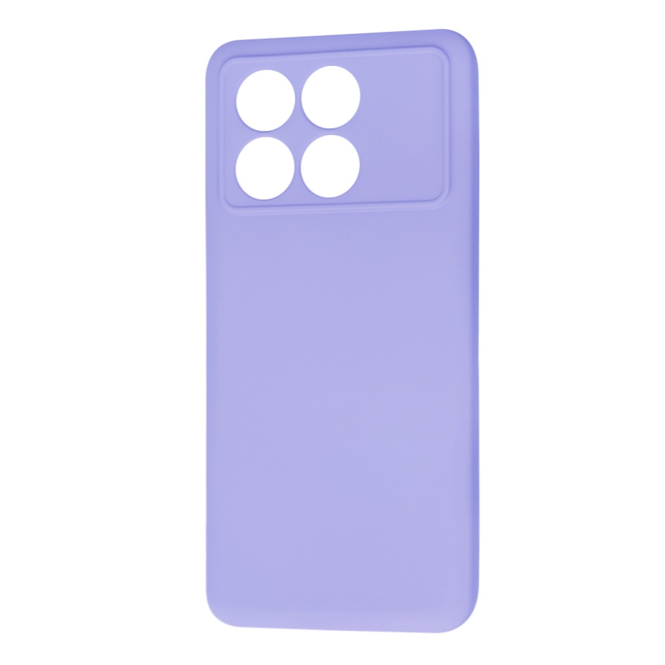 Husa pentru Xiaomi Poco X6 Pro din Silicon Catifelat, Protectie Premium, Skyddar SoftElegance - Violet - 1 | YEO