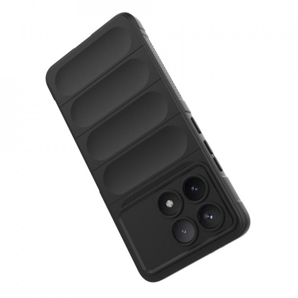 Husa pentru Xiaomi Poco X6 Pro eleganta, din silicon mat, SKDR Vogue - Rosu - 2 | YEO