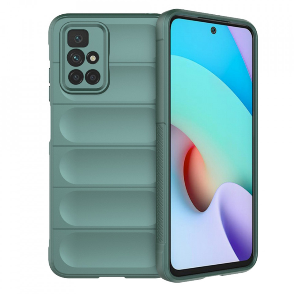 Husa pentru Xiaomi Redmi 10 / Redmi 10 2022 eleganta, din silicon mat, SKDR Vogue - Verde