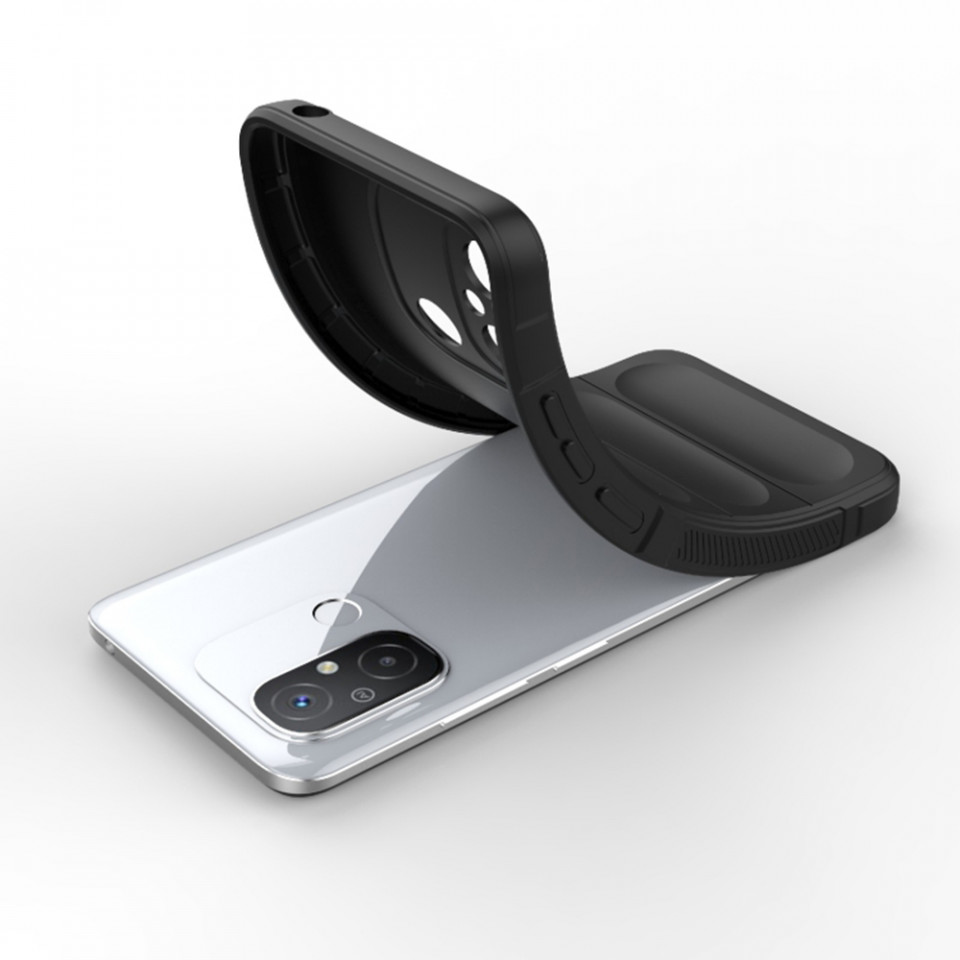 Husa pentru Xiaomi Redmi 12C eleganta, din silicon mat, SKDR Vogue - Bordo - 3 | YEO