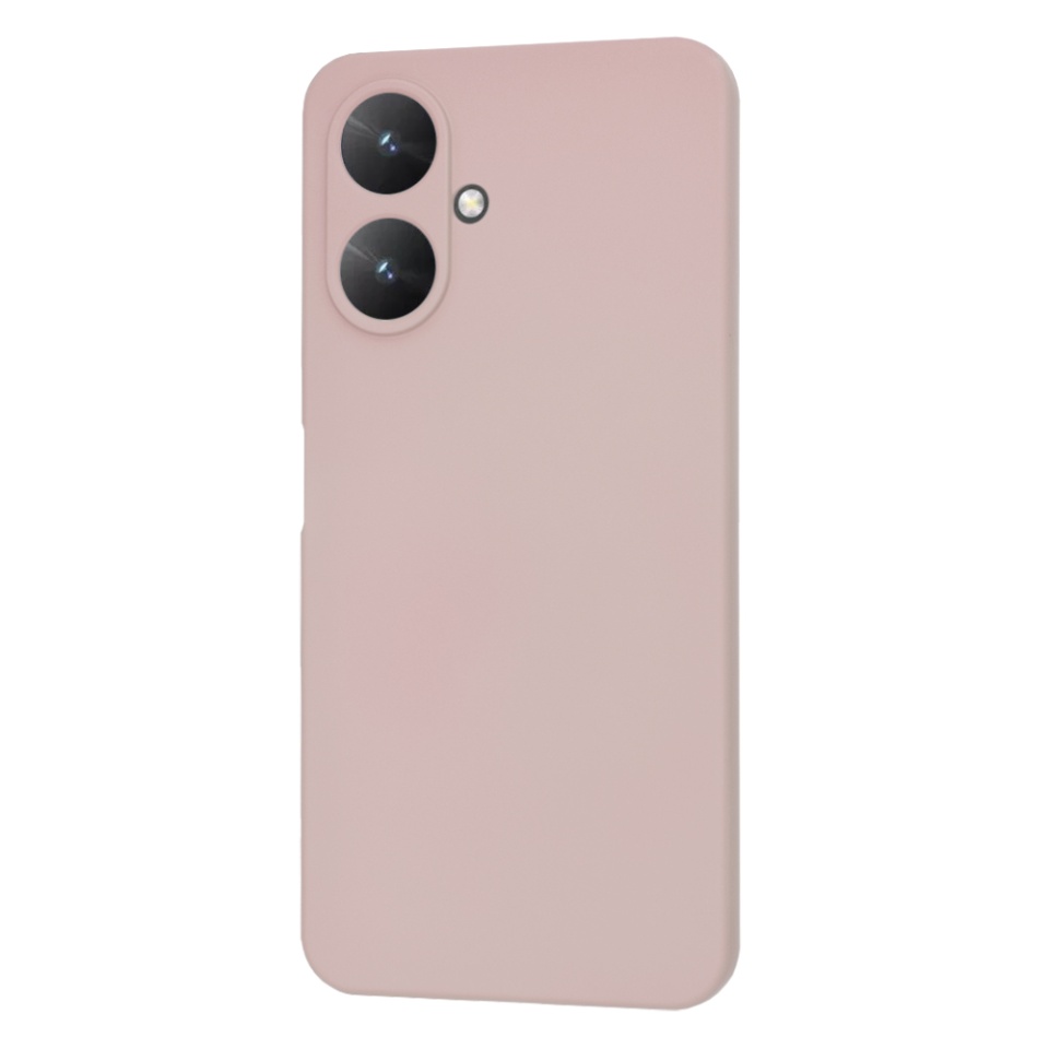 Husa pentru Xiaomi Redmi 13C 5G / Poco M6 din Silicon Catifelat, Protectie Premium, Skyddar SoftElegance - Roz pudra - 2 | YEO