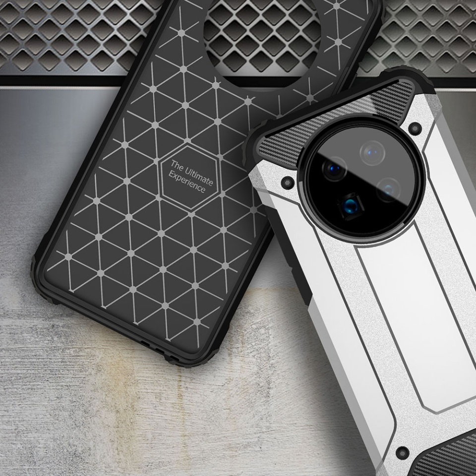 Husa pentru Xiaomi Redmi 14C / Poco C75, SKYDDAR INNOVATION, Hybrid Armor, din Plastic Dur, Margini Cauciucate, Antisoc, set cu sticker, Negru - 2 | YEO