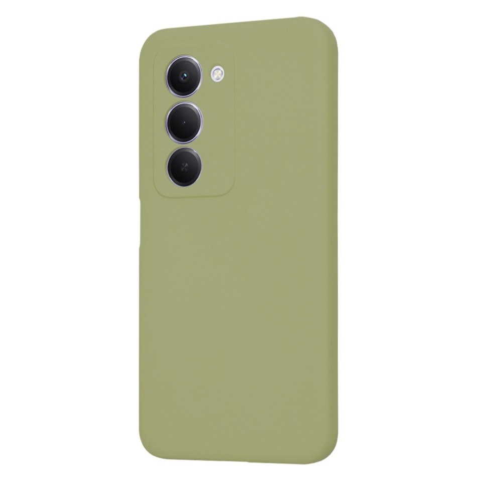 Husa pentru Xiaomi Redmi 15 5G / Redmi 15 4G, SKYDDAR INNOVATION, din Silicon Catifelat, SoftElegance, set cu sticker, Verde - 2 | YEO
