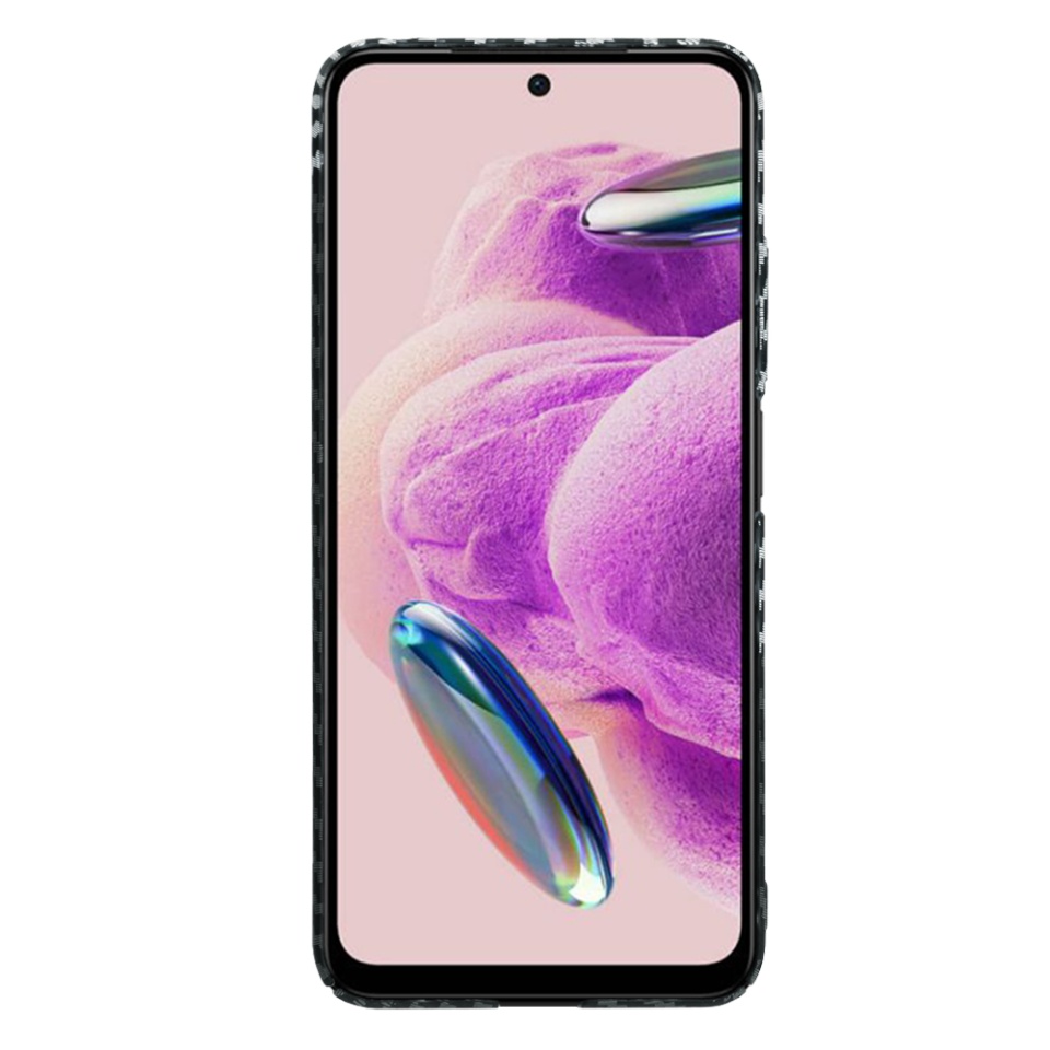 Husa pentru Xiaomi Redmi Note 12S, Finisaj Premium cu Textura de Carbon, Design Elegant, SKDR CarbonFlex - Gri - 1 | YEO