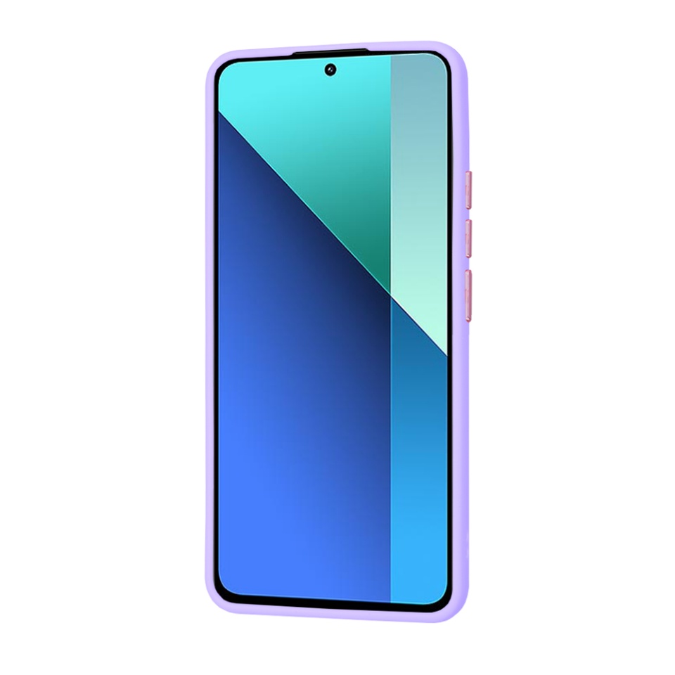 Husa pentru Xiaomi Redmi Note 13 4G, ce Absoarbe Cele mai Aspre Socuri, Skyddar Frosted - Mov deschis - 2 | YEO