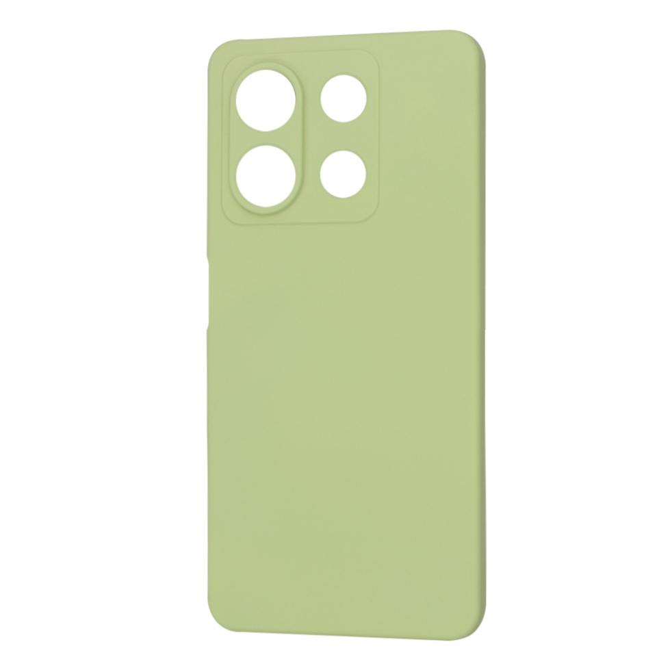 Husa pentru Xiaomi Redmi Note 13 5G din Silicon Catifelat, Protectie Premium, Skyddar SoftElegance - Verde - 1 | YEO