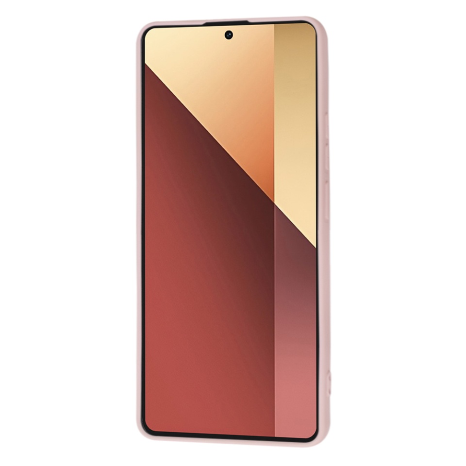 Husa pentru Xiaomi Redmi Note 13 Pro 4G / Poco M6 Pro 4G din Silicon Catifelat, Protectie Premium, Skyddar SoftElegance - Roz pudra - 2 | YEO
