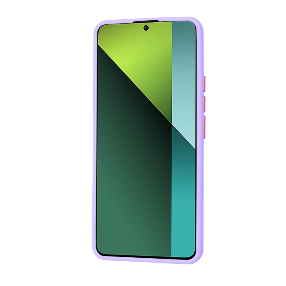 Husa pentru Xiaomi Redmi Note 13 Pro 5G / Poco X6, ce Absoarbe Cele mai Aspre Socuri, Skyddar Frosted - Mov deschis - 2 | YEO
