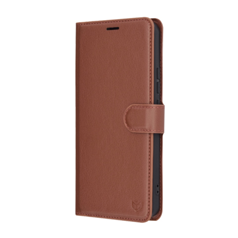 Husa pentru Xiaomi Redmi Note 14 4G tip Carte, cu Portofel Interior, Finisaje Premium, Leather Wallet - Maro - 3 | YEO