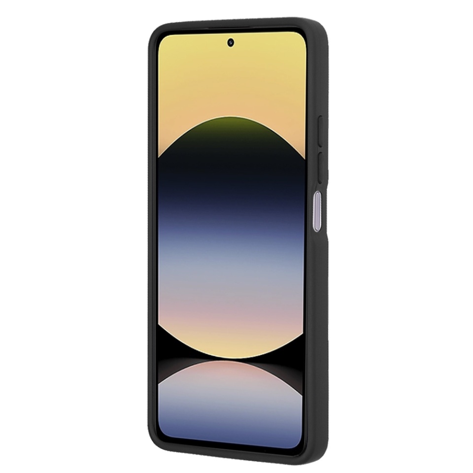 Husa pentru Xiaomi Redmi Note 14 5G, SKYDDAR INNOVATION, Glinth cu Inel Rotativ 360° Magnetic, Negru, set cu sticker - 3 | YEO