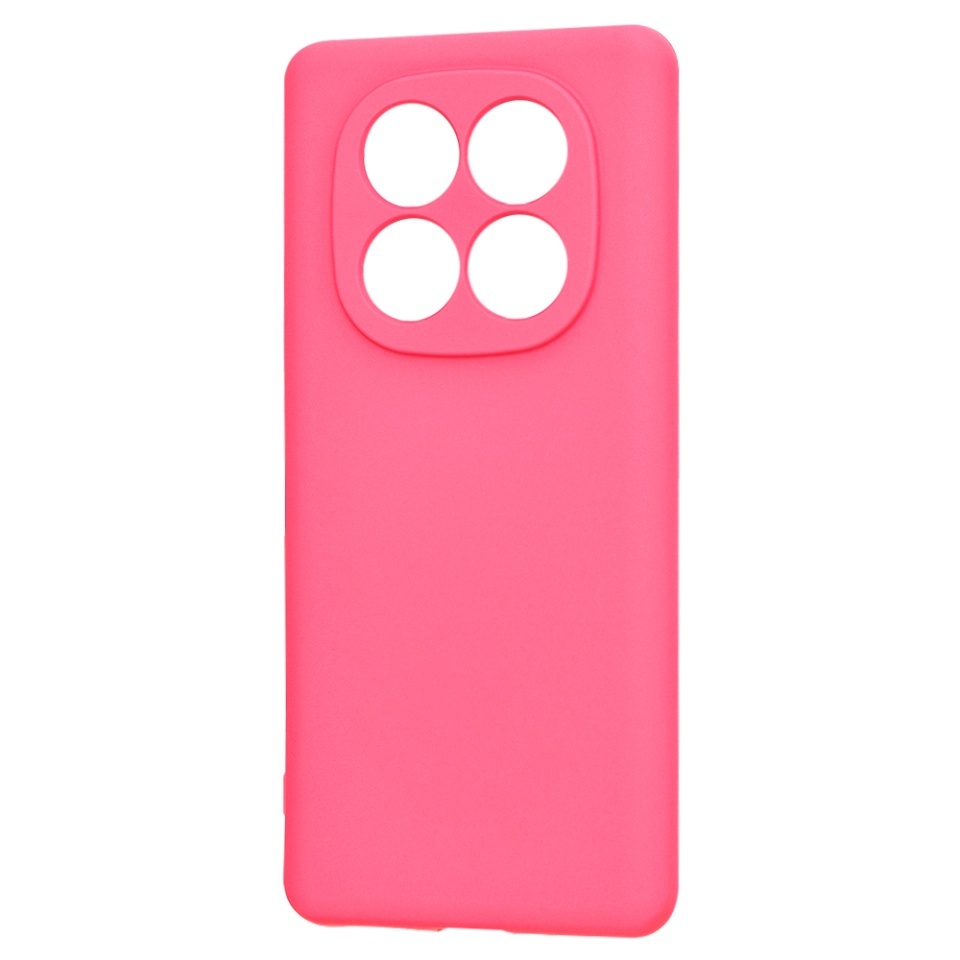 Husa pentru Xiaomi Redmi Note 14 Pro 5G / Poco X7, SKYDDAR INNOVATION, din Silicon Catifelat, SoftElegance, set cu sticker, Fucsia - 3 | YEO