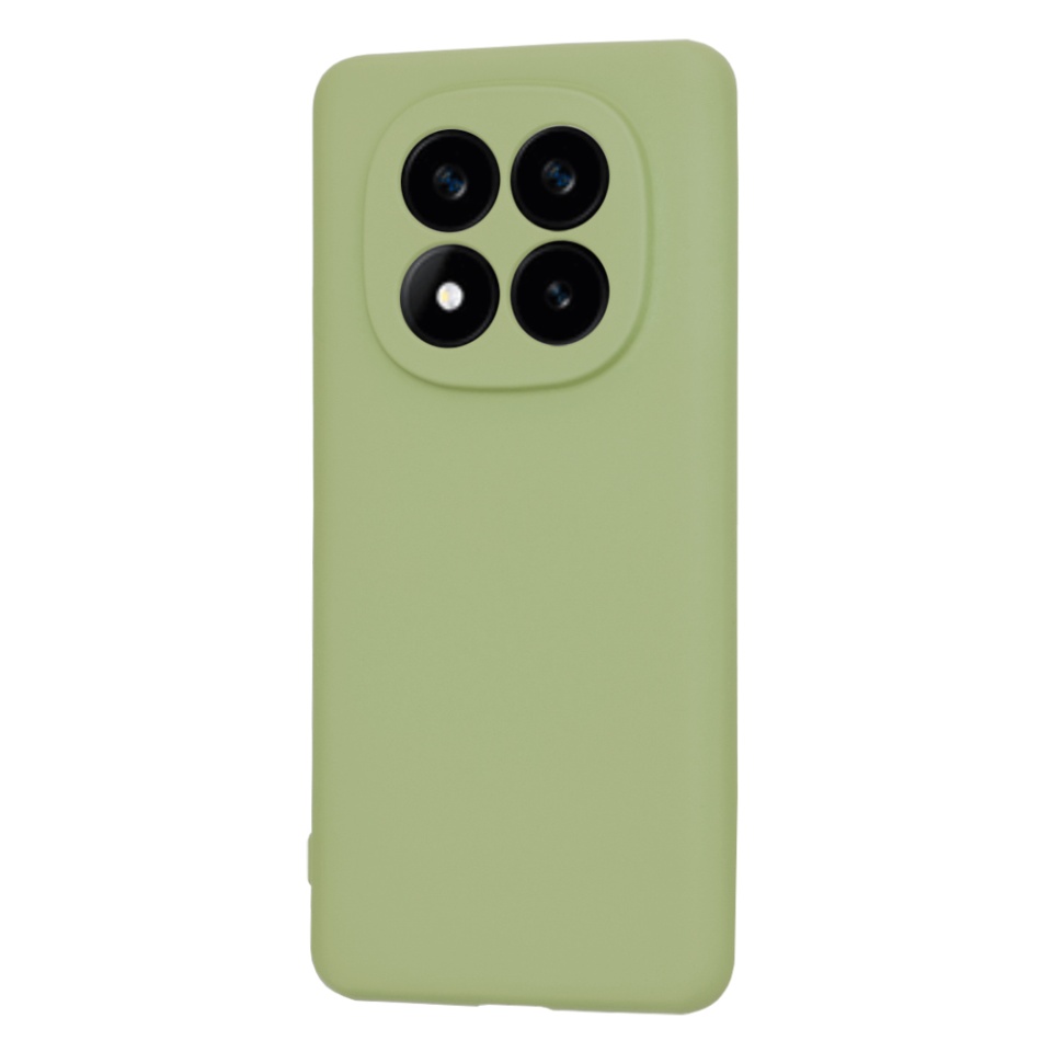 Husa pentru Xiaomi Redmi Note 14 Pro+ din Silicon Catifelat, Protectie Premium, Skyddar SoftElegance - Verde - 3 | YEO