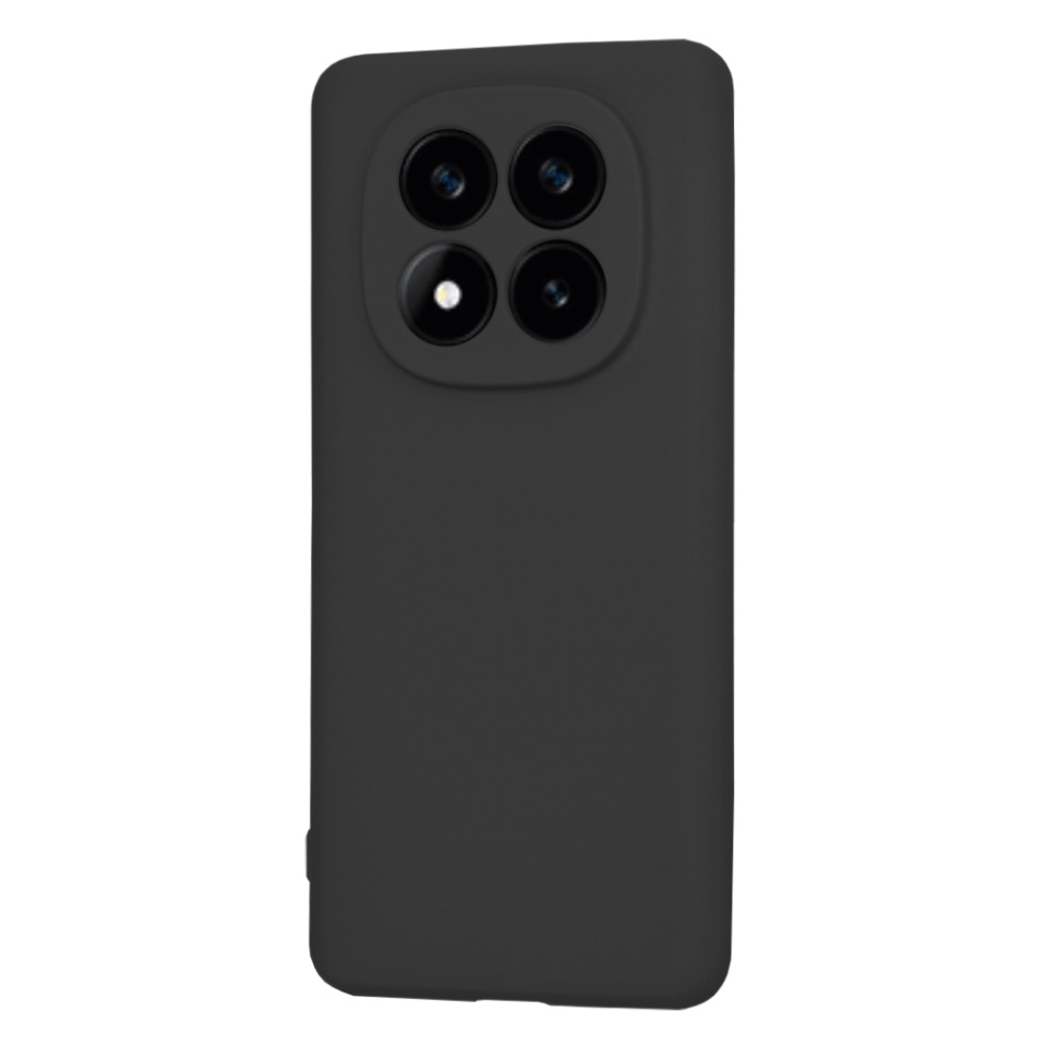 Husa pentru Xiaomi Redmi Note 14 Pro+ din Silicon Catifelat, Protectie Premium, Skyddar SoftElegance - Negru - 3 | YEO