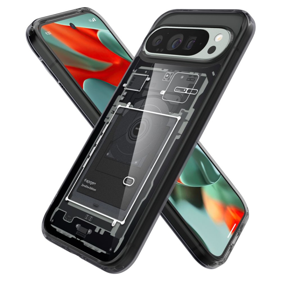 Husa premium Google Pixel 9 Pro XL, Ultra Hybrid Zero One - Negru - 1 | YEO