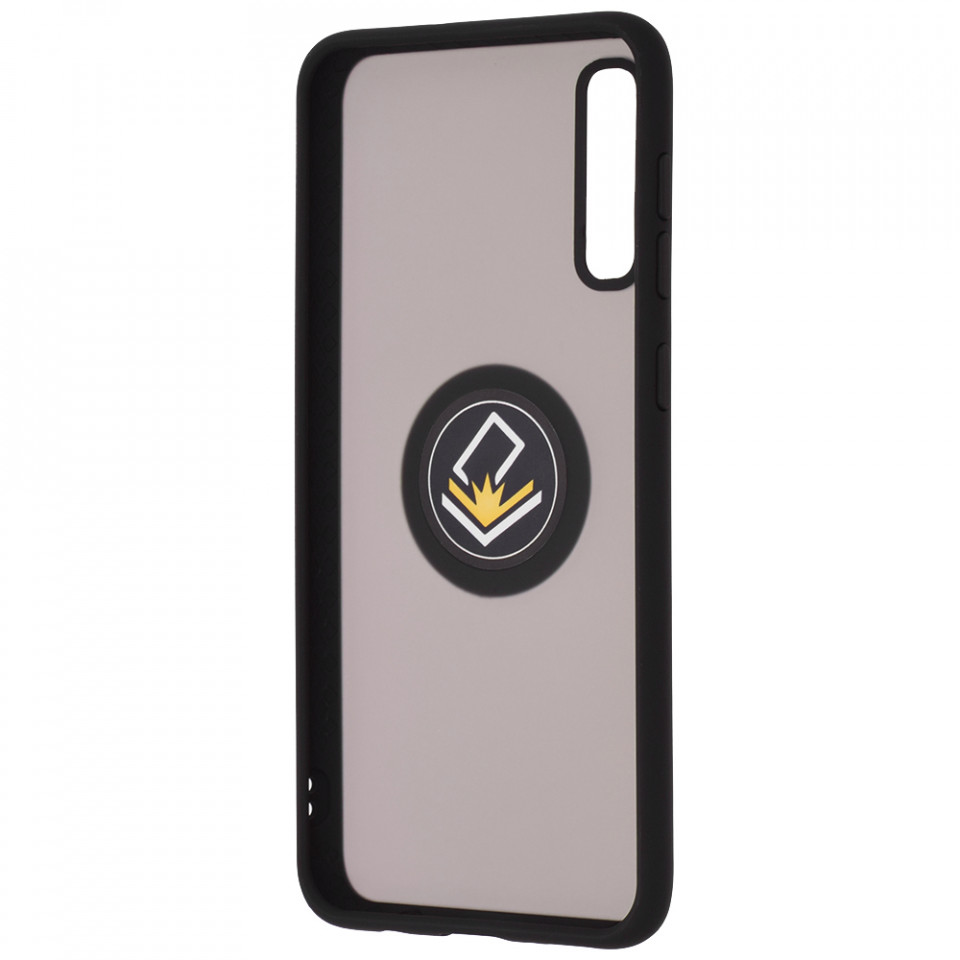 Husă Samsung Galaxy A30s / A50 / A50s SKYDDAR Glinth+ cu Inel Rotativ 360°, Compatibilitate Magnetică, Absorbție Șocuri, Design Subțire și Elegant - Negru - 3 | YEO