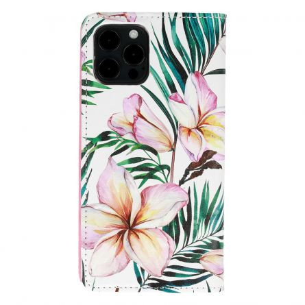 Husa Samsung Galaxy A33 5G tip carte, Techsuit Smart Magnet - Flower - 1 | YEO
