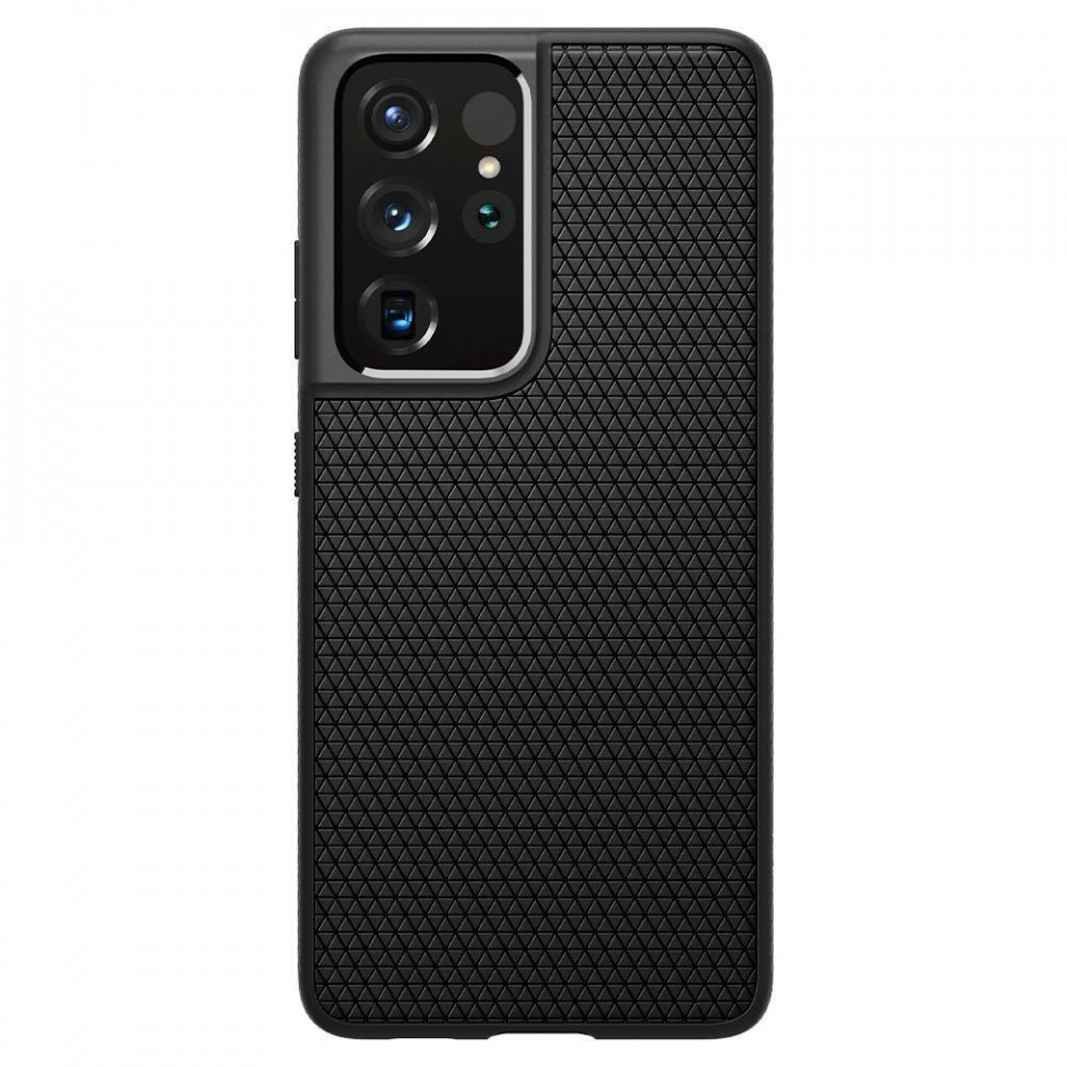 Husa Samsung Galaxy S21 Ultra, Liquid Air Spigen - Negru - 1 | YEO