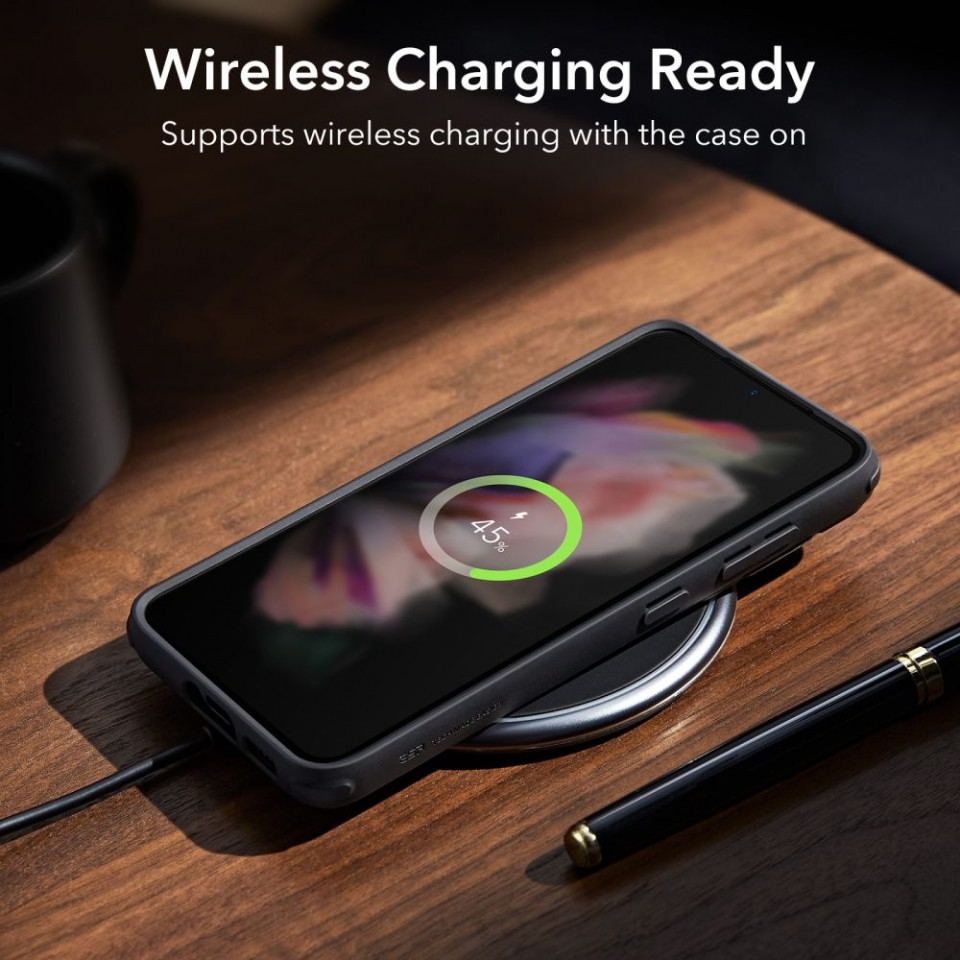 Husa Samsung Galaxy S23 Plus, ESR Classic Kickstand - Negru Transparent - 1 | YEO